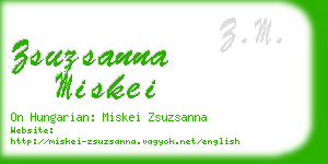 zsuzsanna miskei business card